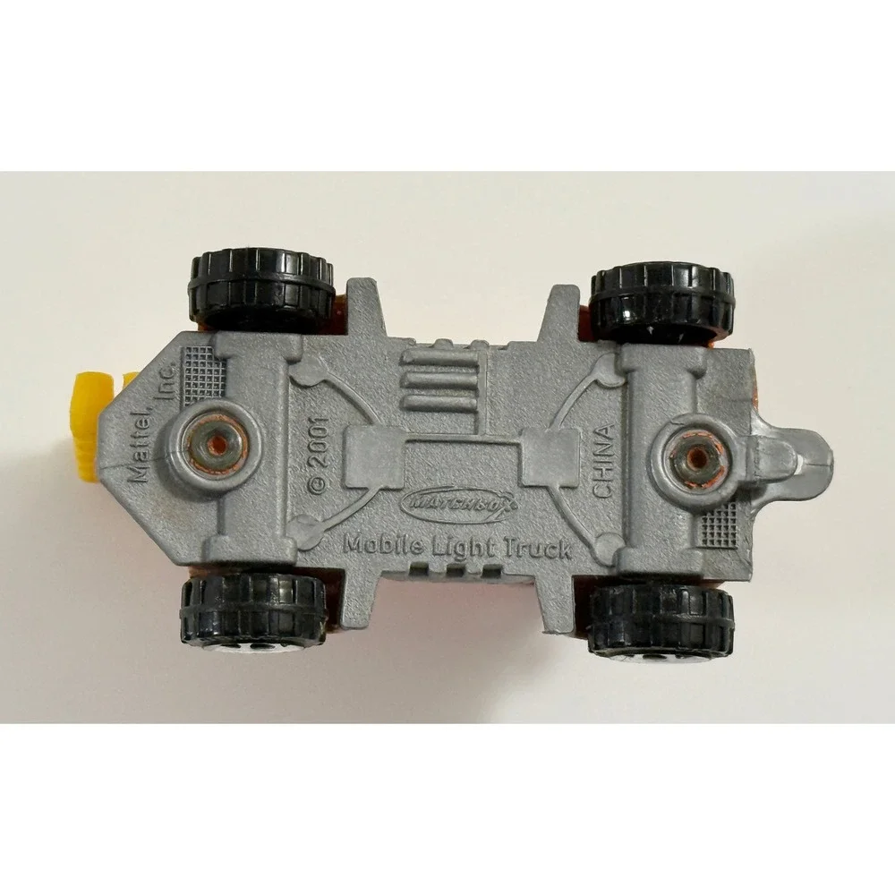 Matchbox Mobile Light Truck Kids OS Orange Diecast Construction Vehicle‎ 2001
